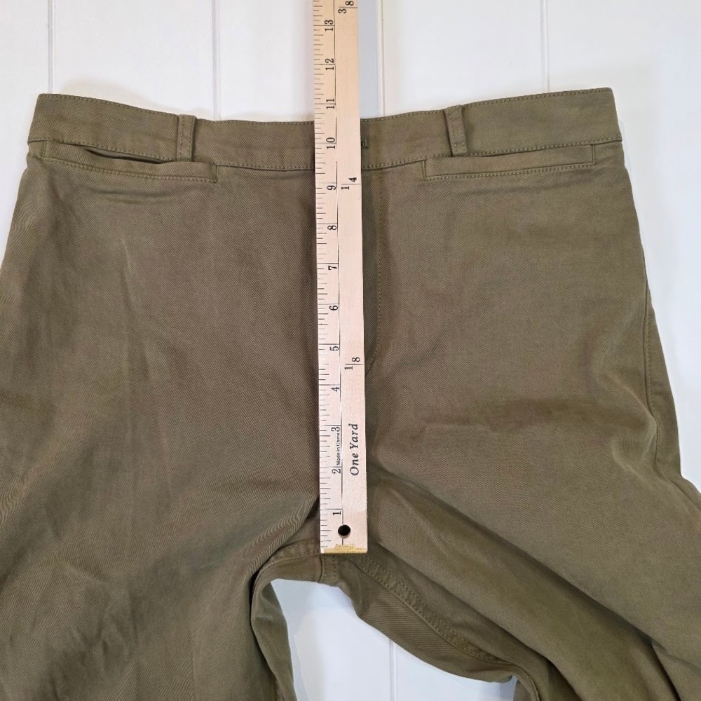 Madewell Emmet Olive Green Wide Leg Trousers - Picture 9 of 11
